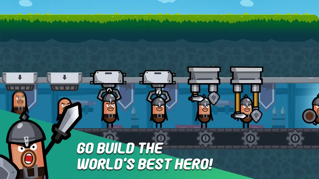 Скачать Hero Factory - Idle tycoon на Андроид — Много денег и все герои — скриншот 1