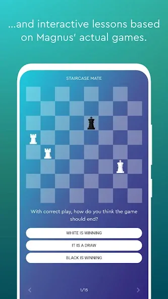 Взлом Magnus Trainer - Train Chess — Улучшенная тренировка шахмат — скриншот 4 Взлом Magnus Trainer - Train Chess — Улучшенная тренировка шахмат — скриншот 4