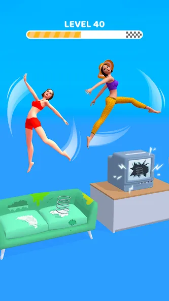 Home Flip: Crazy Jump Master на Андроид — Мод Безлимитные монеты и все уровни — скриншот 1