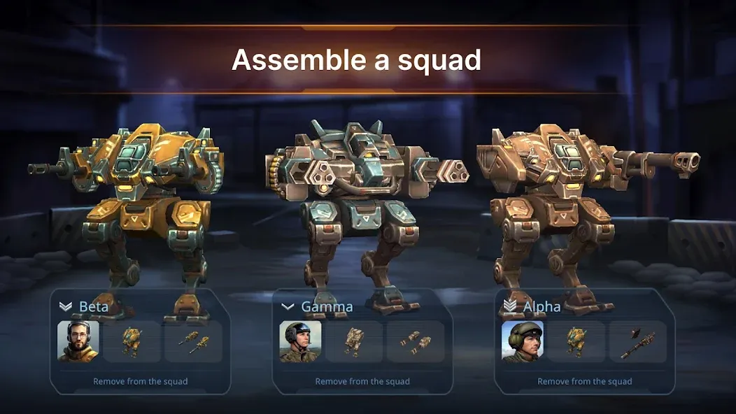 Concern: Mech Armored Front на Андроид — Безлимитные ресурсы и мощная броня — скриншот 1