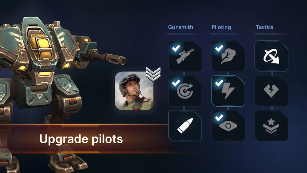 Concern: Mech Armored Front на Андроид — Безлимитные ресурсы и мощная броня — скриншот 5