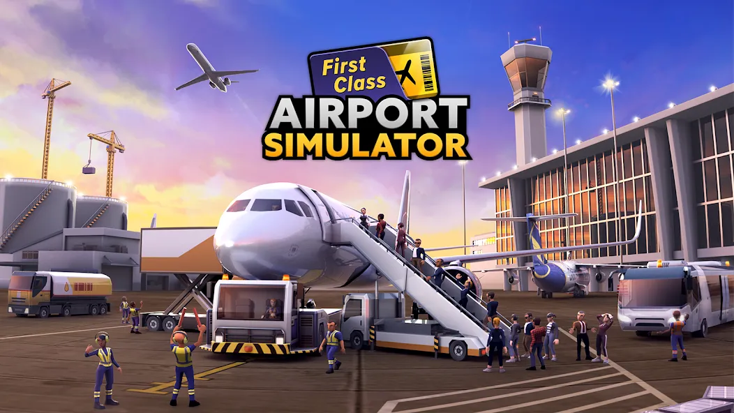 Airport Simulator: Tycoon Inc. на Андроид — Безлимитные деньги и все самолёты — скриншот 1