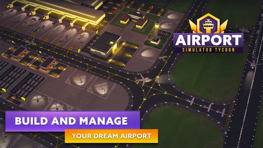 Airport Simulator: Tycoon Inc. на Андроид — Безлимитные деньги и все самолёты — скриншот 2
