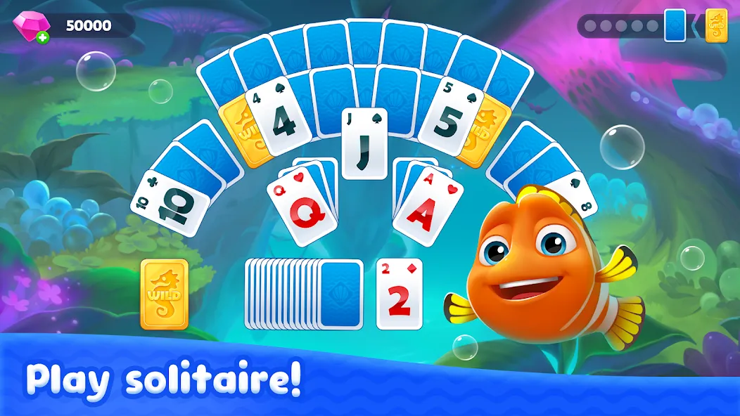 Fishdom Solitaire Mod APK Безлимитные монеты и жизни — Скачать на Андроид — скриншот 2 Fishdom Solitaire Mod APK Безлимитные монеты и жизни — Скачать на Андроид — скриншот 2