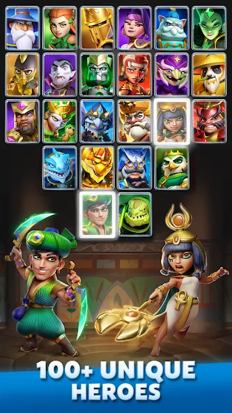 Скачать Puzzle Breakers: Champions War с модом — Безлимитные деньги и усиленные герои — скриншот 2