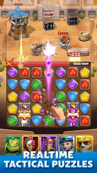 Скачать Puzzle Breakers: Champions War с модом — Безлимитные деньги и усиленные герои — скриншот 4