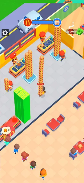Скачать My Burger Shop: Burger Games на Android — Безлимитные деньги и все уровни — скриншот 3