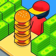 Скачать My Burger Shop: Burger Games на Android — Безлимитные деньги и все уровни