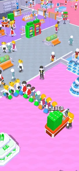 Скачать My Mini Mall: Mart Tycoon Game на Андроид — Безлимитные деньги и всё открыто — скриншот 1