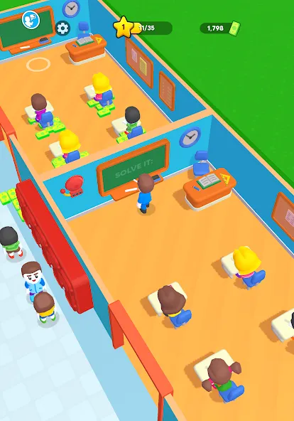 Скачать My Dream School Tycoon Games MOD APK — Безлимитные деньги и все здания открыты — скриншот 5