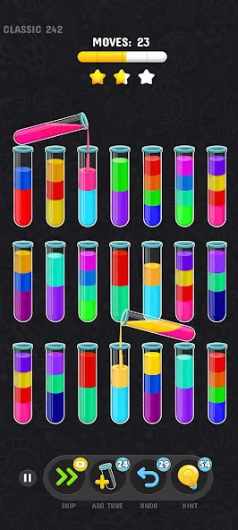 Color Water Sort Puzzle Games Mod APK Без рекламы и все уровни открыты — Скачать на Андроид — скриншот 1