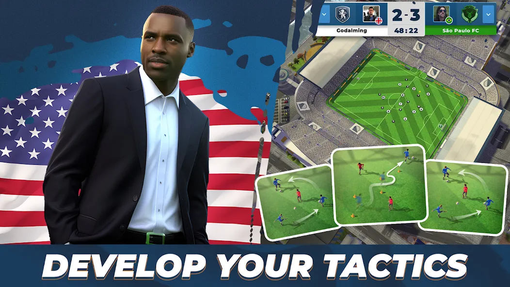 Взлом Soccer - Matchday Manager 24 — Безлимитные деньги и ресурсы — скриншот 2