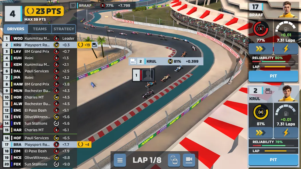 Motorsport Manager Game 2024 — Мод: Безлимитные деньги и топливные бонусы — скриншот 5