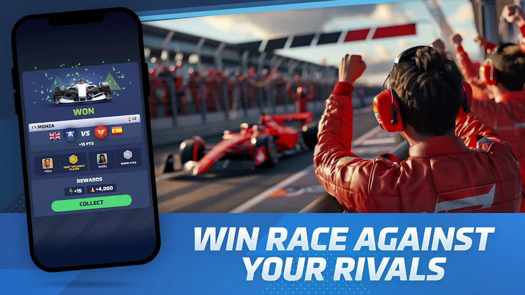 Racing Rivals: Team Car Game — Мод: Безлимитные деньги и открыты все машины — скриншот 5