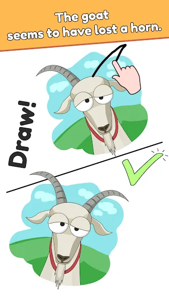 Скачать DOP: Draw One Part с модом — Безлимитные подсказки и монеты — скриншот 3