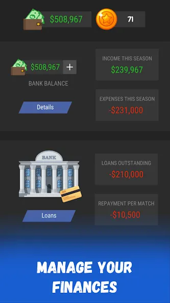 Скачать Wicket Cricket Manager с модом — Безлимитные деньги и премиум функции — скриншот 3