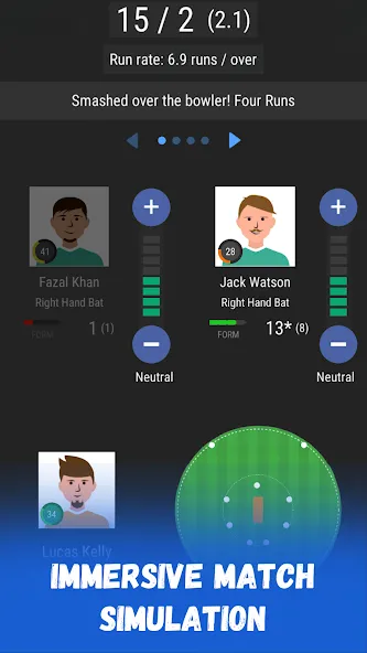 Скачать Wicket Cricket Manager с модом — Безлимитные деньги и премиум функции — скриншот 4