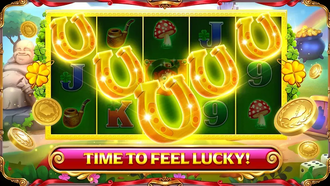 Скачать Caesars Slots: Casino Games на телефон — Безлимитные монеты и бесплатные вращения — скриншот 1