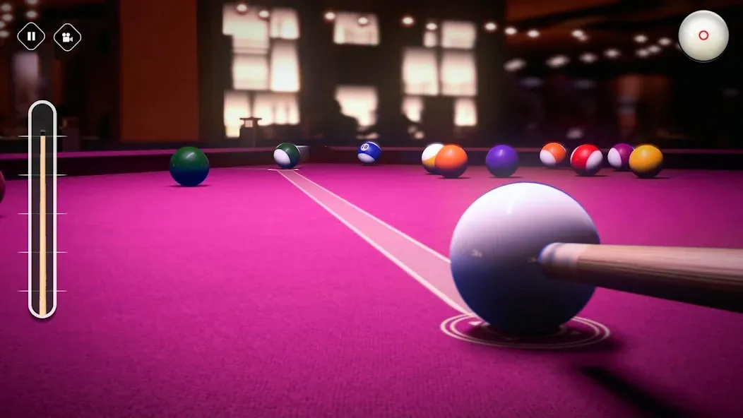 Скачать Billiards 8 Ball Pool Offline — Модификация Безлимитные монеты и все кии — скриншот 1