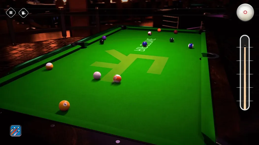 Скачать Billiards 8 Ball Pool Offline — Модификация Безлимитные монеты и все кии — скриншот 4