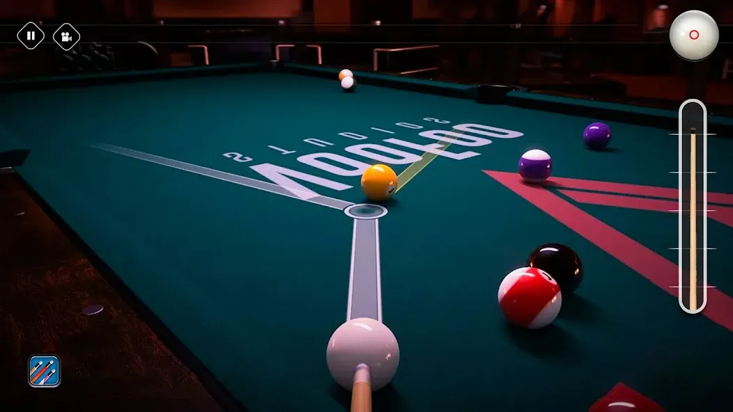 Скачать Billiards 8 Ball Pool Offline — Модификация Безлимитные монеты и все кии — скриншот 5