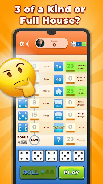 Скачать Yatzy - Fun Classic Dice Game — Последняя версия (Безлимитные броски и открыты бонусы) — скриншот 4 Скачать Yatzy - Fun Classic Dice Game — Последняя версия (Безлимитные броски и открыты бонусы) — скриншот 4