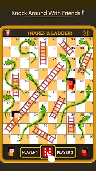 Snakes & Ladders: Online Dice! Mod APK Безлимитные монеты и все уровни — Скачать на Андроид — скриншот 3
