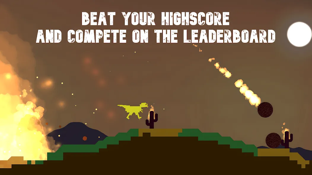 Скачать взломанную Dino Run Survival — Безлимитные ресурсы и режим выживания — скриншот 2