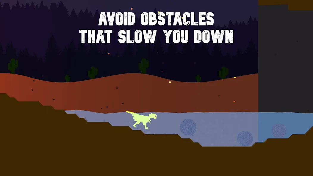 Скачать взломанную Dino Run Survival — Безлимитные ресурсы и режим выживания — скриншот 3