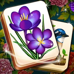 Скачать Mahjong Blossom Solitaire (Мод: Без рекламы и бесконечные подсказки) на Андроид