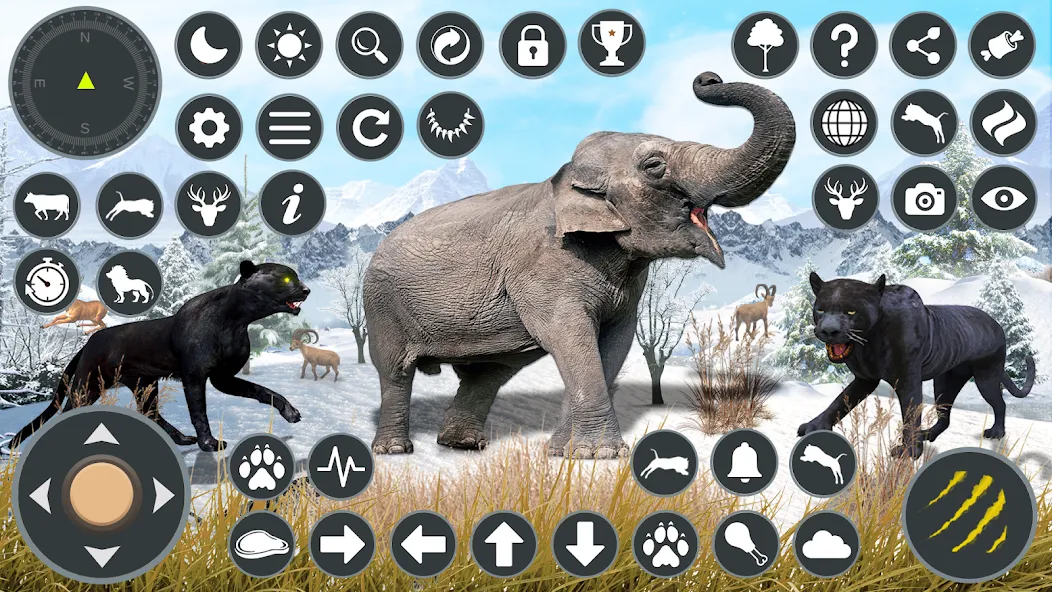 Скачать взломанную Wild Black Panther Games — Безлимитные монеты и жизни — скриншот 3