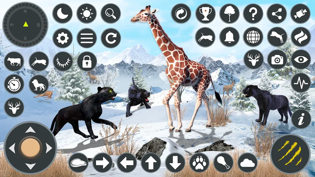 Скачать взломанную Wild Black Panther Games — Безлимитные монеты и жизни — скриншот 4