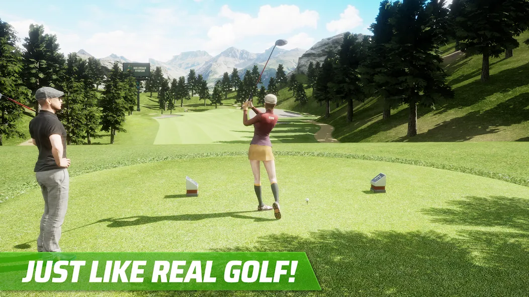 Скачать Golf King - World Tour на Андроид — Безлимитные монеты и улучшенное снаряжение — скриншот 1