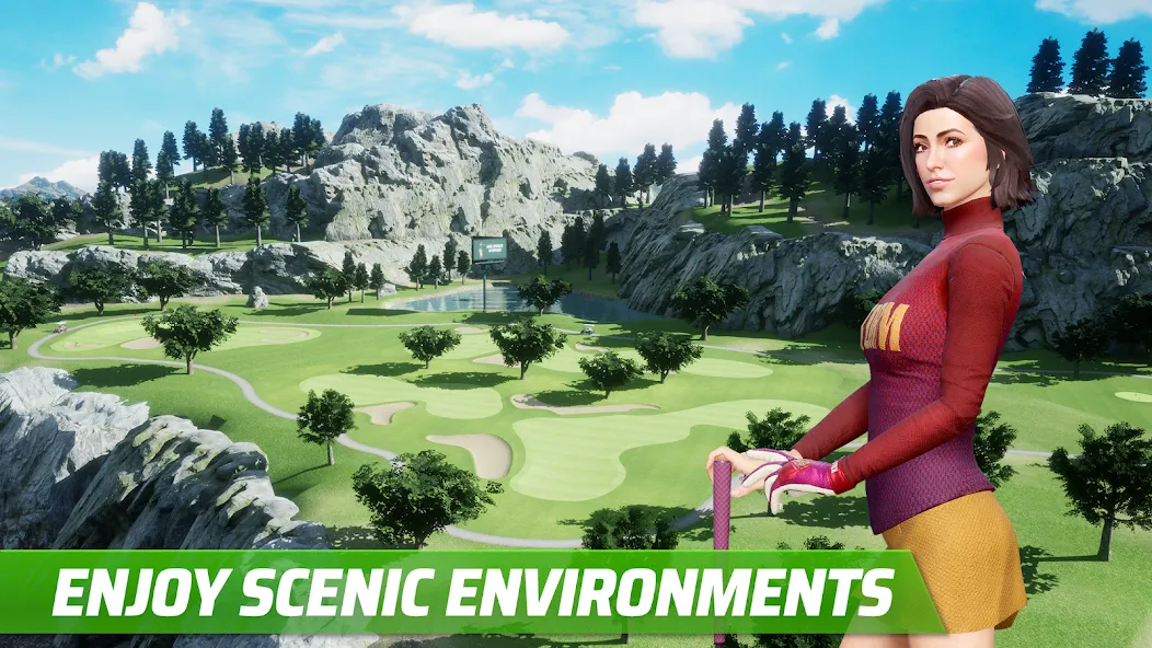 Скачать Golf King - World Tour на Андроид — Безлимитные монеты и улучшенное снаряжение — скриншот 3