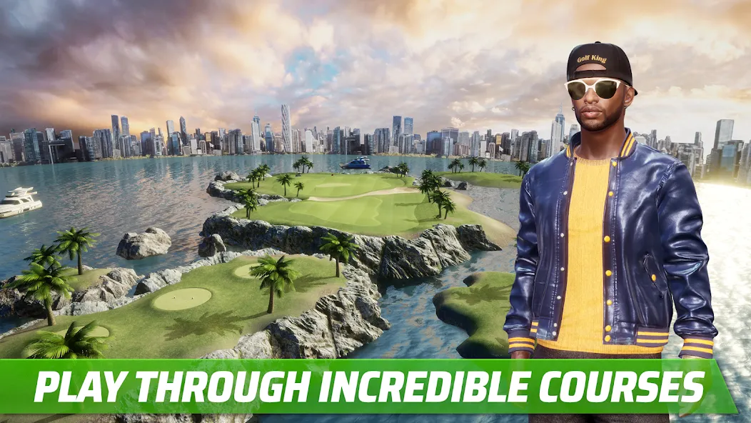 Скачать Golf King - World Tour на Андроид — Безлимитные монеты и улучшенное снаряжение — скриншот 4