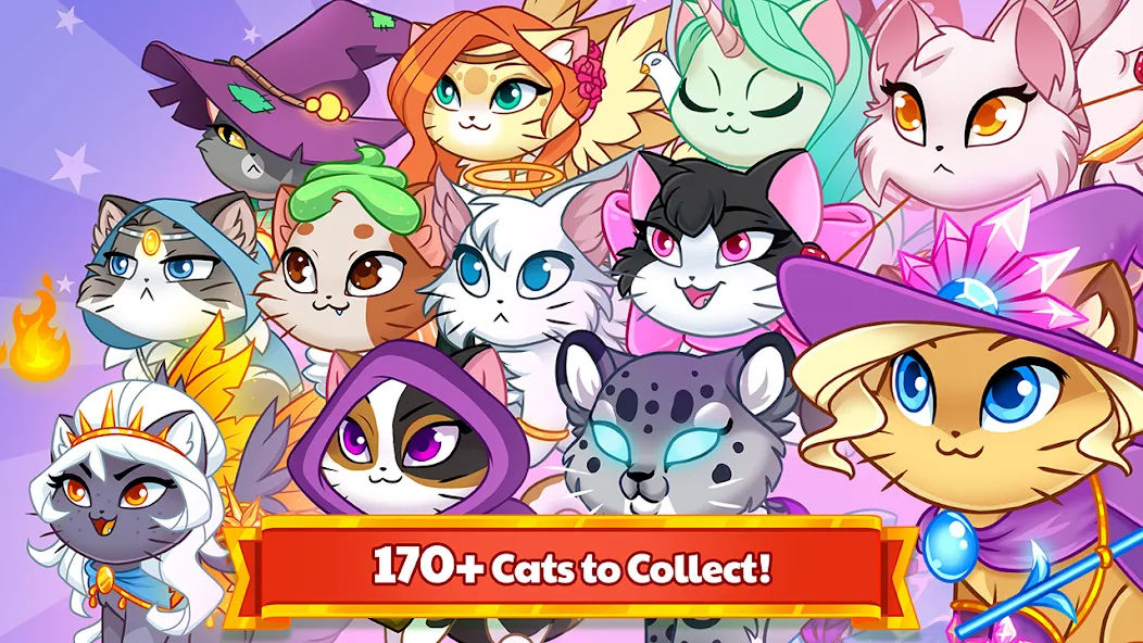 Скачать Castle Cats - Idle Hero RPG на Android — Безлимитные деньги и энергия — скриншот 4 Скачать Castle Cats - Idle Hero RPG на Android — Безлимитные деньги и энергия — скриншот 4