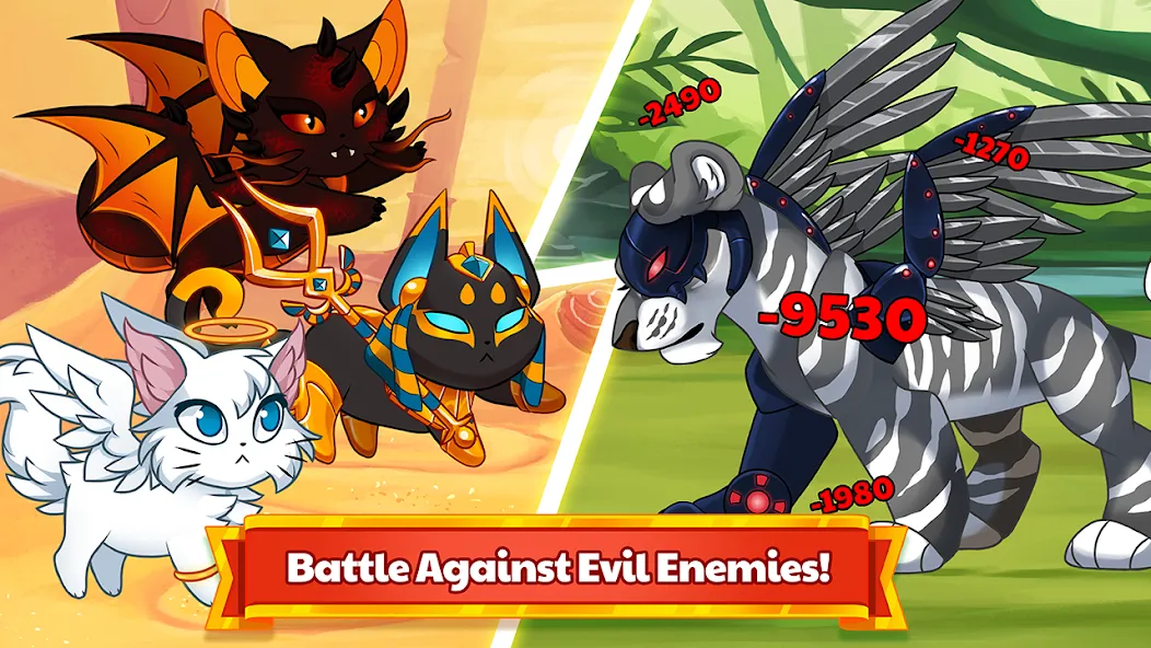Скачать Castle Cats - Idle Hero RPG на Android — Безлимитные деньги и энергия — скриншот 5 Скачать Castle Cats - Idle Hero RPG на Android — Безлимитные деньги и энергия — скриншот 5