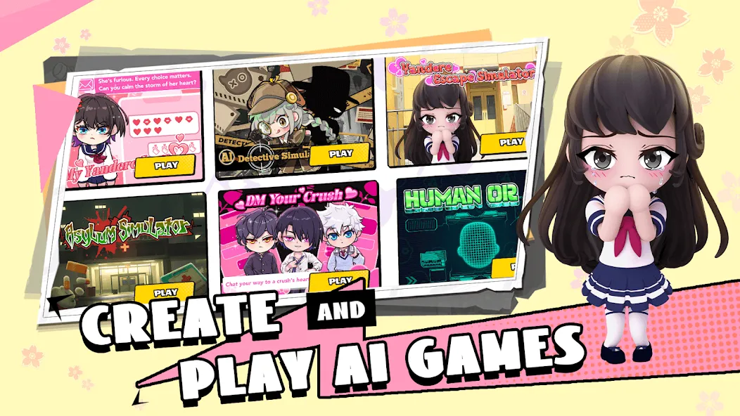 Скачать BUD: Create and Play AI Games на Android — Создание игр с ии без ограничений — скриншот 1