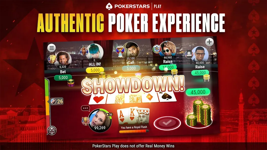 PokerStars Play: Texas Hold'em — Безлимитные фишки и открытые столы — скриншот 1