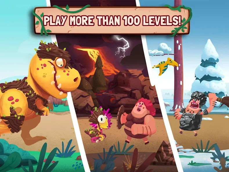Dino Bash: Dinosaur Battle (Мод Безлимитные ресурсы и усиленные динозавры) — скриншот 4