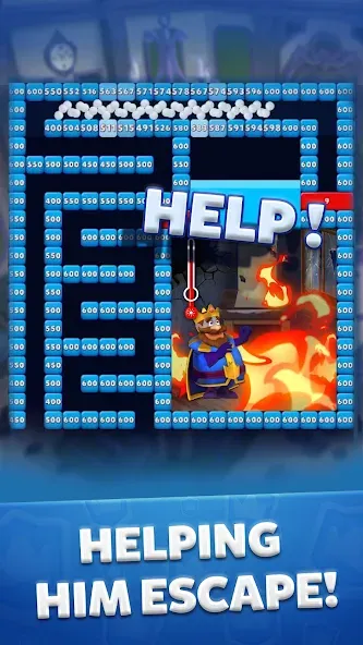 Скачать Bricks Royale-Brick Balls Game — Последняя версия (Безлимитные монеты и жизни) — скриншот 2