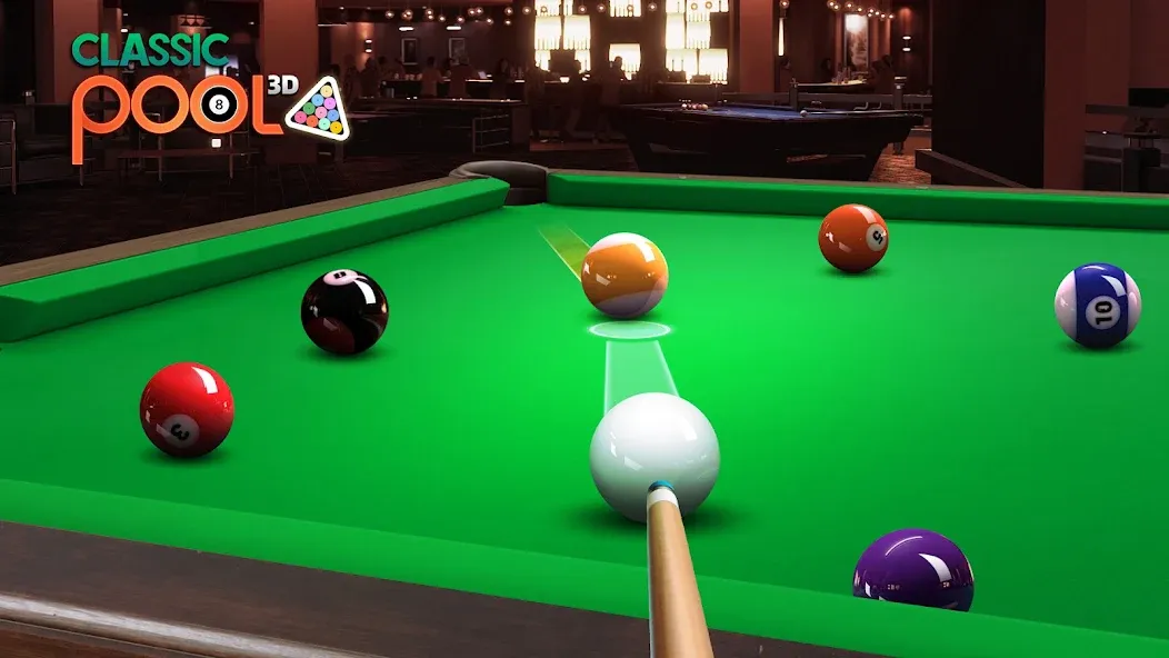 Classic Pool 3D: 8 Ball на Андроид — Безлимитные монеты и всё открыто — скриншот 2