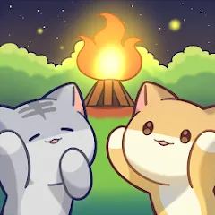 Скачать взлом Cat Forest - Healing Camp на Андроид — Безлимитные ресурсы и быстрый прогресс