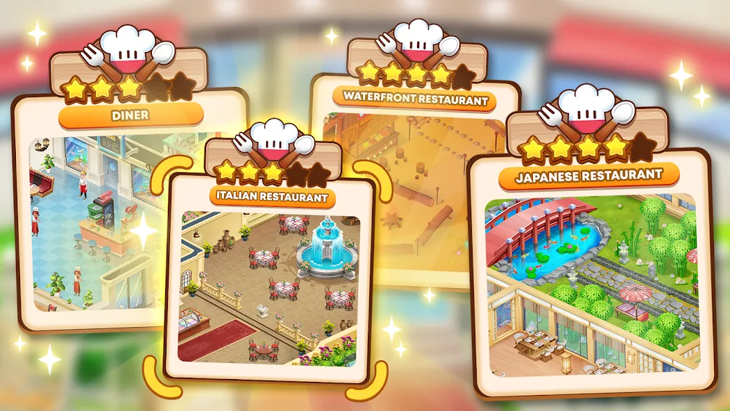 Скачать Merge Restaurant: Makeover — Модификация Безлимитные монеты и энергия — скриншот 2