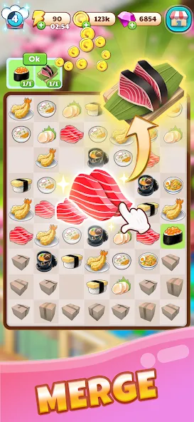 Скачать Merge Restaurant: Makeover — Модификация Безлимитные монеты и энергия — скриншот 5