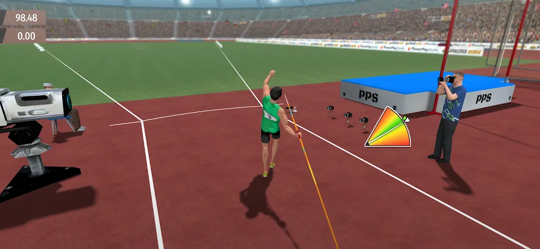 Athletics Mania: Track & Field Mod APK Безлимитные деньги и энергии — Скачать на Андроид — скриншот 1