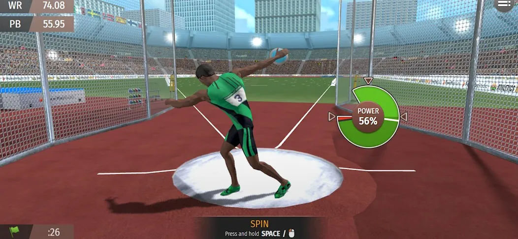 Athletics Mania: Track & Field Mod APK Безлимитные деньги и энергии — Скачать на Андроид — скриншот 4