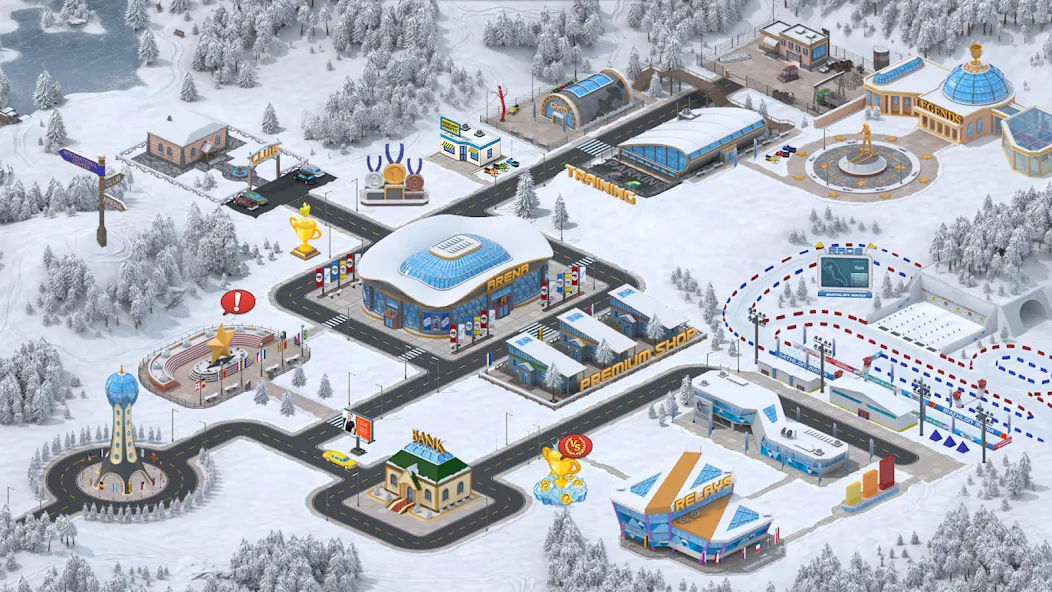Скачать Biathlon Mania — Модификация Безлимитные деньги и энергия — скриншот 3
