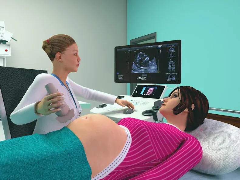 Pregnant Mother Simulator Game — Забота о маме и малыше — скриншот 5