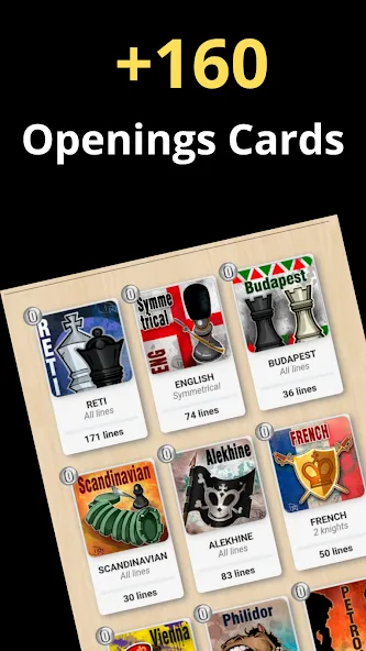 Скачать Chess Openings Promaster (Мод: Открыты все шахматные дебюты) на Андроид — скриншот 3